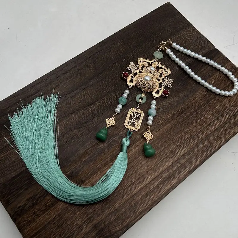 

Female Accessories Classical Chinese Style Restoring Ancient Ways Cheongsam Pressure Ancient Hanfu Tassel Pendant Gifts