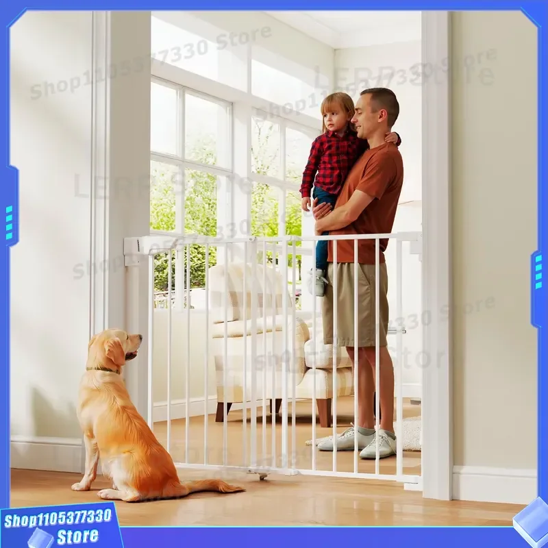 Adjustable Retractable Baby Safety Gate for Stairs Extra Wide Child Proof Door Lock Toddler Fence Pet Barrier Indoor Security
