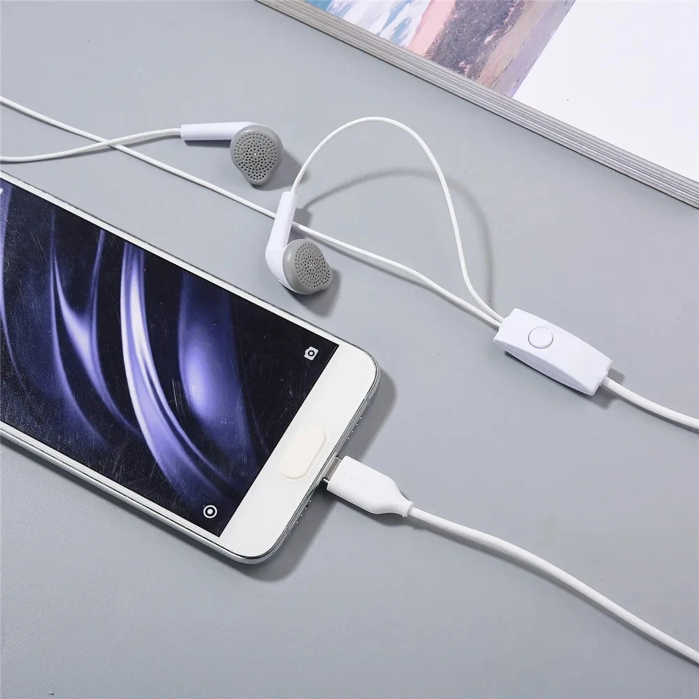 For Samsung Earphones A90 A80 A54 A34 5G Headset In-ear Type C With Mic Wired Headphones For Galaxy S23 S22 Ultra Note 20 M53