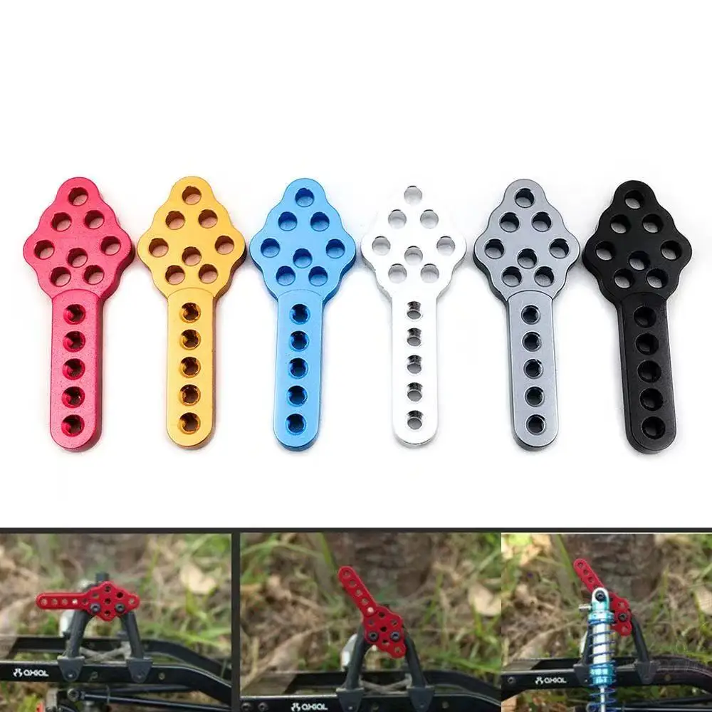 RC Aluminium Metal Shock Absorber Mount Adjust Height Angle Stand for 1/10 Crawler Axial SCX10 90046 90047 D90 D110 Upgrade Part