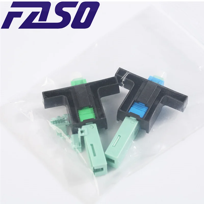 50/100/200/300PCS FTTH SC APC/SC UPC  Single Mode SC Fiber Optic Connector FTTH UPC Fiber Optic Fast Connector SC Fiber Assembly