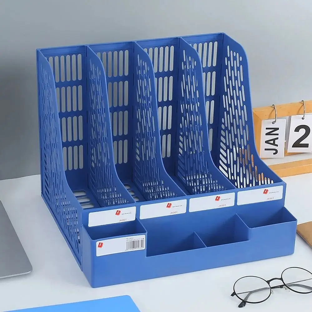 Simple Desktop Organizer File Rack File Organizer Minimalism File Basket Multi-layer Large Capacity A4 File Tray Archives
