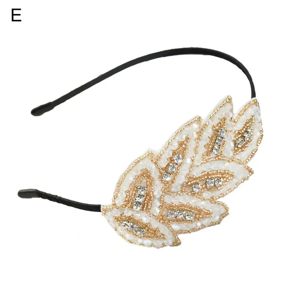 Stable Durable Flower Shape Decor Thin Fairy Hairband for Daily Life