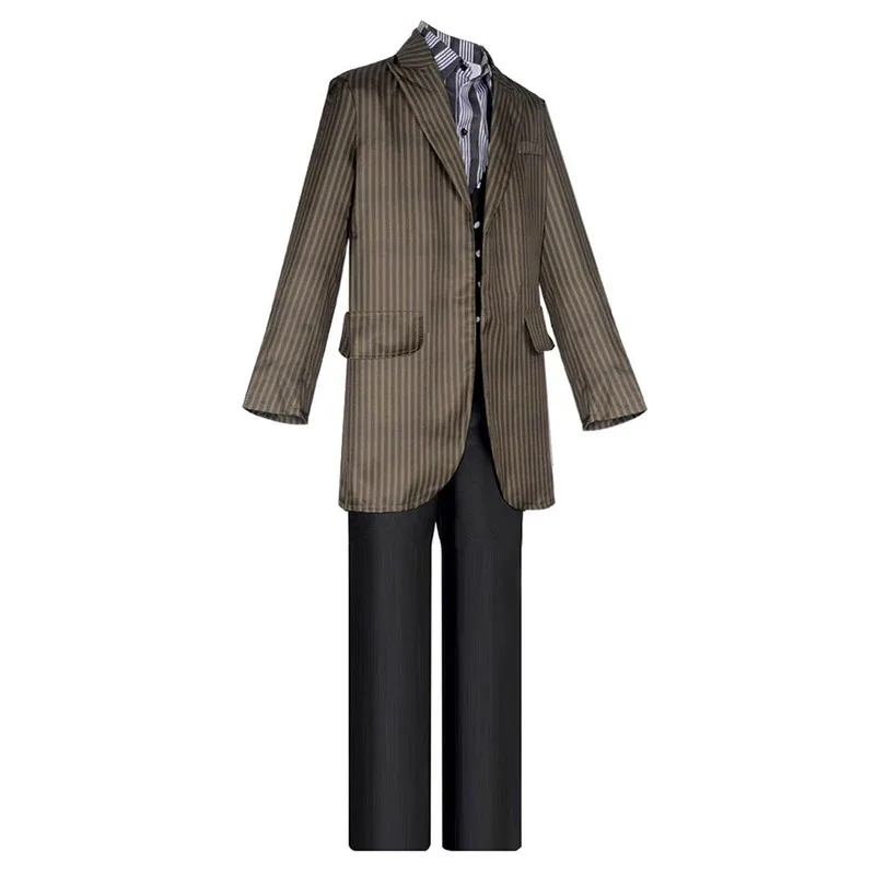 سيريوس الأسود تأثيري حلي الخيال ماجيك تمويه الكبار الرجال معطف شريط قميص السراويل وتتسابق هالوين كرنفال حفلة البدلة