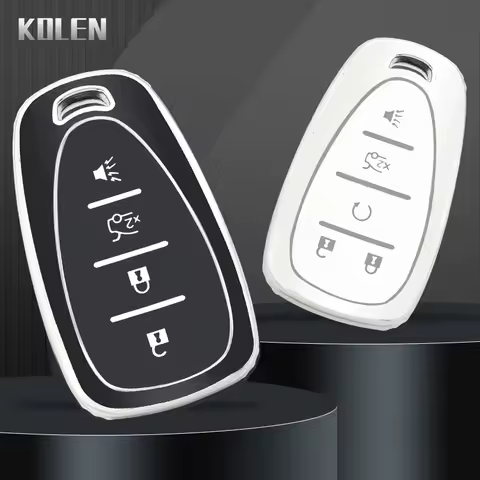 TPU Car Remote Key Case Cover Shell Fob For Chevrolet Chevy Malibu Camaro Cruze Traverse Spark Equinox Sonic Volt Bolt Keychain