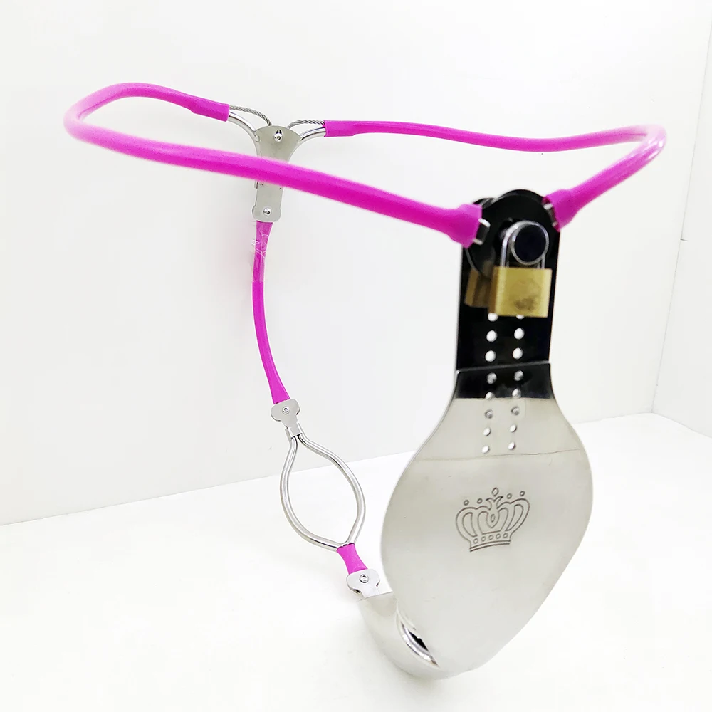 Male Chastity Belt with Hole Anal Plug Stainless Steel Chastity Device Cock Cage Strap on Penis BDSM Bondage Sex Toys for Men