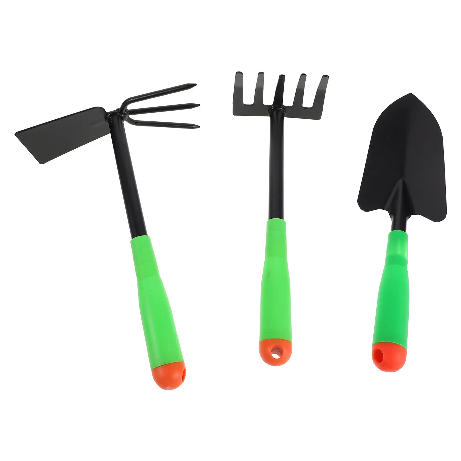 1Set Garden Tool Set for and Adults Ergonomic Mini Shovel Rake Hoe Lightweight Portable Flower Vegetable Planting