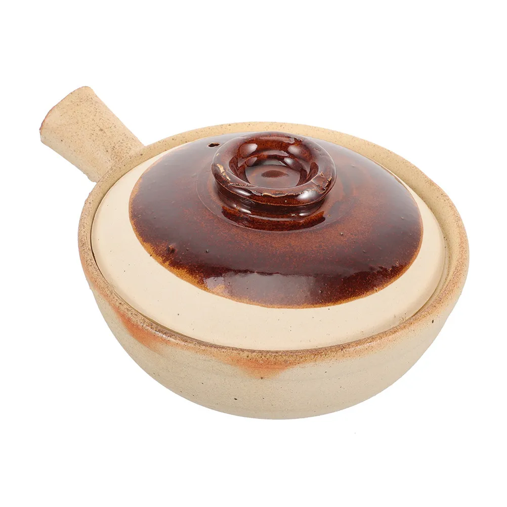 

Ceramic Casserole Pot with Lid for Home and Restaurant Use Nonstick Smooth Surface Even Heat Distribution Easy to Clean Kitchen