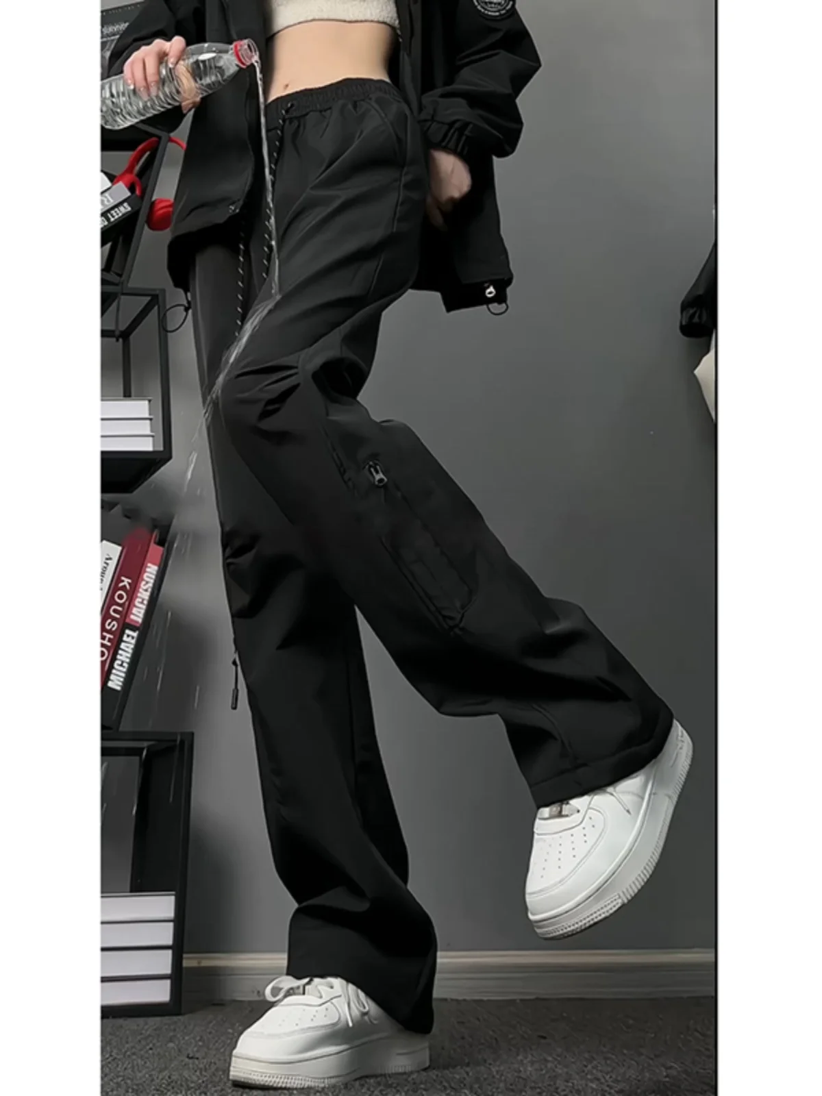 

Водонепроницаемые ветрозащитные брюки для катания на лыжах с флисовой подкладкой, мужские осенне-зимние рабочие брюки, молодежные модные джинсы прямого кроя