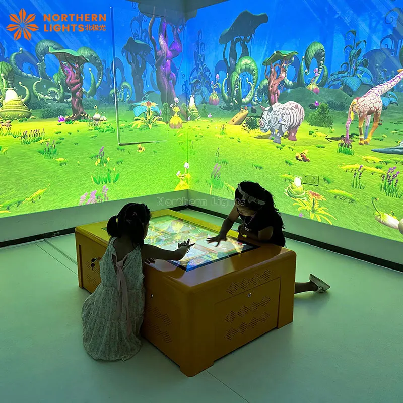 Northern Lights HY-N6 Children Interactive AR Alive Drawing Paint Game With Touch Table Laser Projection Wall 600cm*230cm