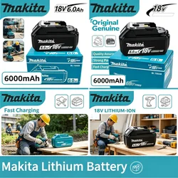 100% original Makita 18V 6.0Ah Rechargeable Battery ,For Makita BL1830 BL1830B BL1840 BL1840B BL1850 BL1850B Power Tools Battery