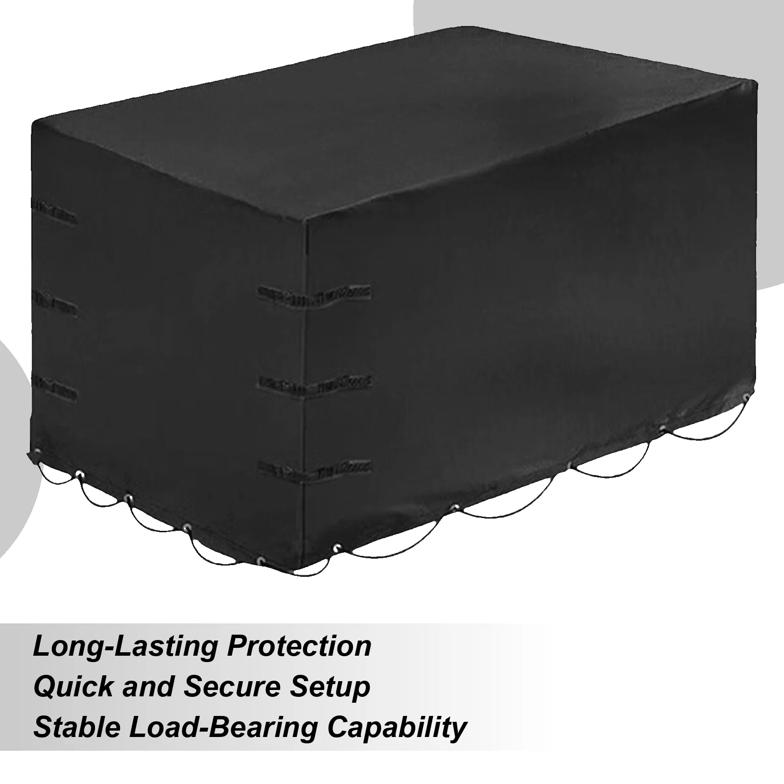 

Чехол для туристического прицепа, водонепроницаемый, противоскользящий, солнцезащитный, из ткани Оксфорд, ветрозащитный, для защиты от дождя, ветра и УФ-излучения