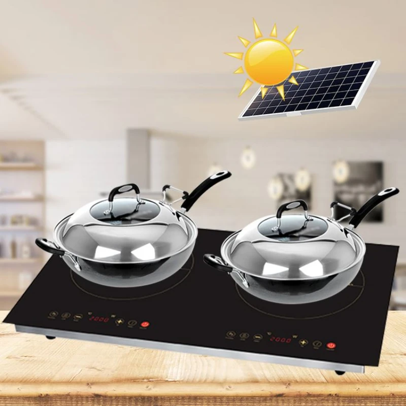 Solar Cooking Real Power 700Wx2 Cooker Best Selling Solar Induction Cooker