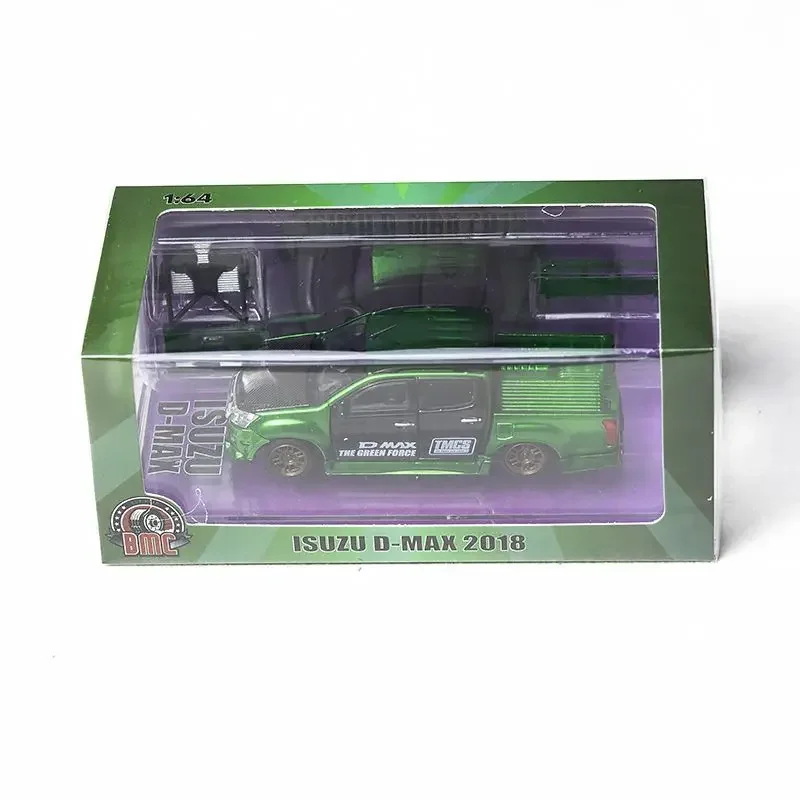 BMC 1:64 D-MAX 2018 بيك اب ماليزيا معرض نموذج سيارة مجموعة محدودة دييكاست ديوراما اللعب #2