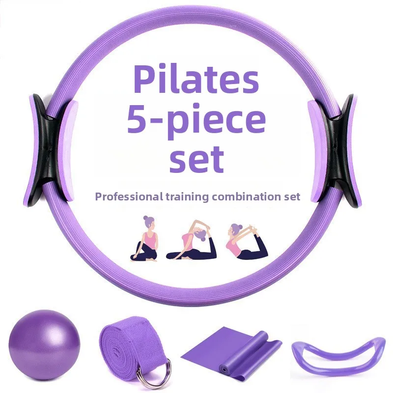 

Pilates Resistance Set – Loop Bands, Toning Bars & Straps for Yoga, Home Workout & Core Training