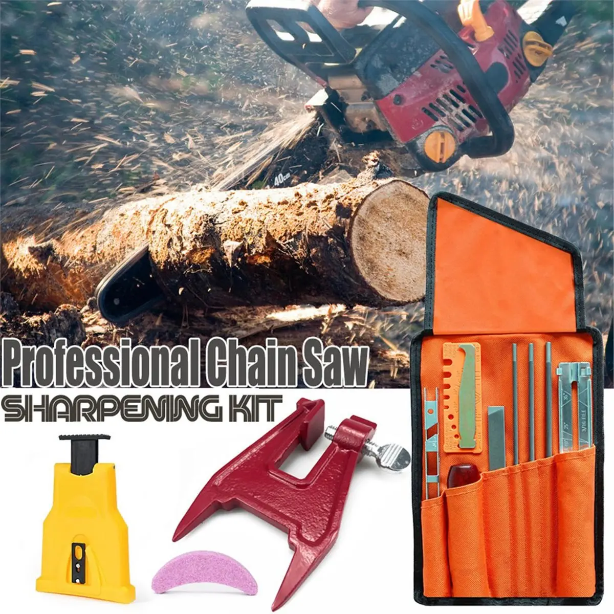 Logging Saw Maintenance Tool Chainsaw Chain Set equipments Alloy+ABS