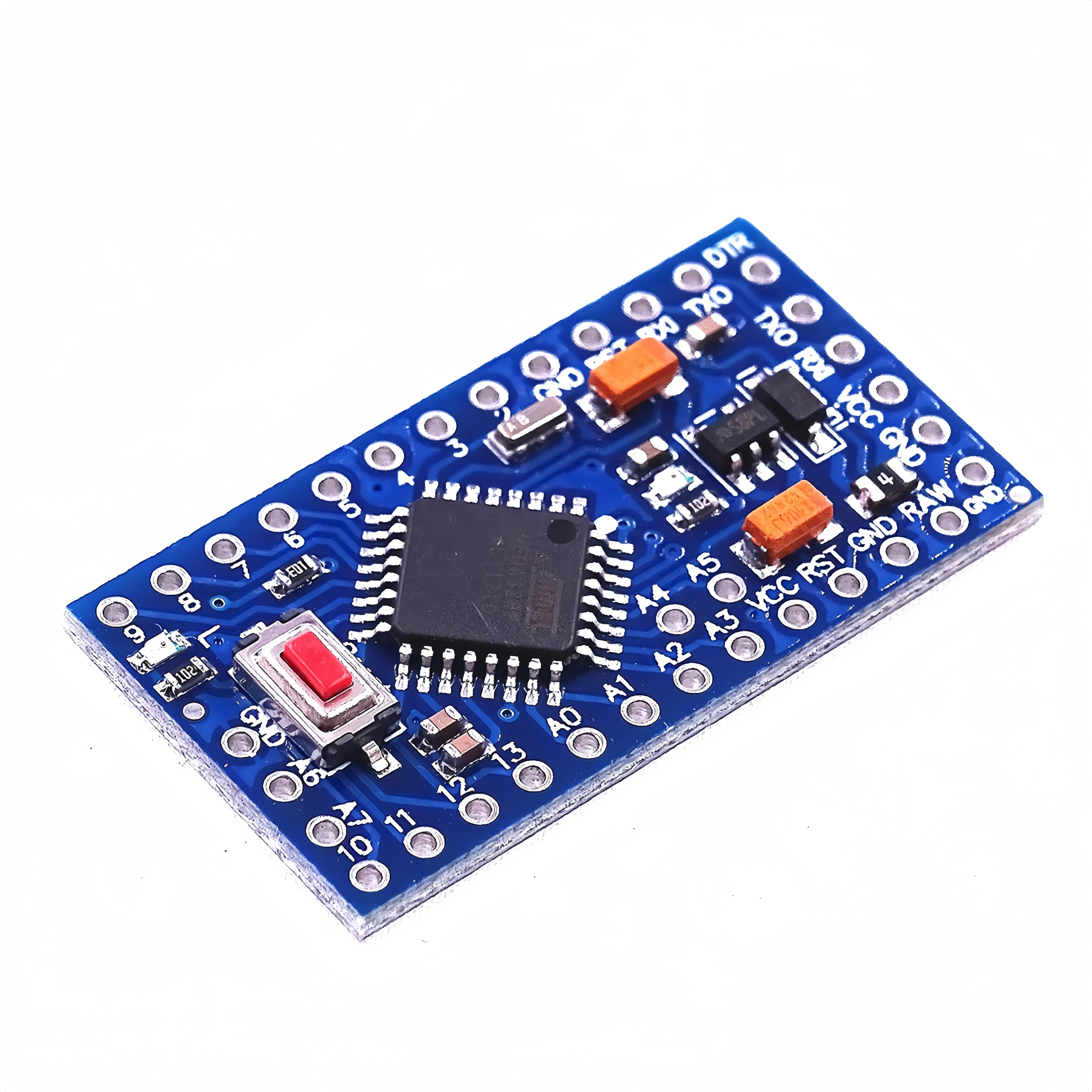 1pcs/lot Pro Mini 168/328 Atmega168 5V 16M / ATMEGA328P-MU 328P Mini ATMEGA328 5V/16MHz For Arduino Compatible Nano Module