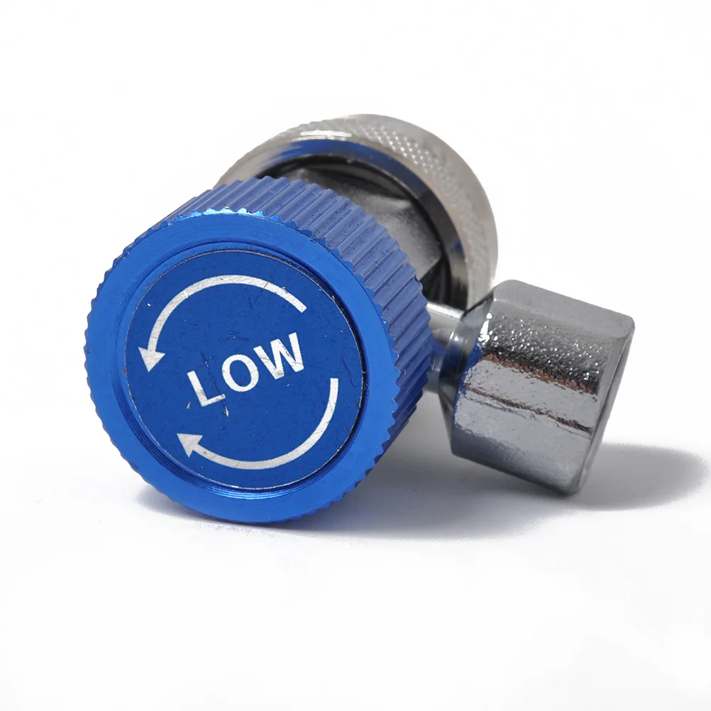 

Car Air Conditioner Quick Coupler Adapter 1/4 Sae R134A High Flow Connector Gauge Set Durable Refrigerant Loss Protection