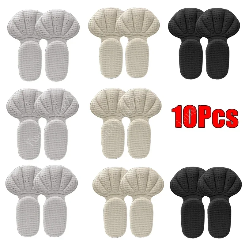 

Heel Stickers Sneakers Heel Protector Feet Pads Pain Relief Size Reducer Non-slip Shoe Insoles T-Shaped Foot Care Pad Heel Grips