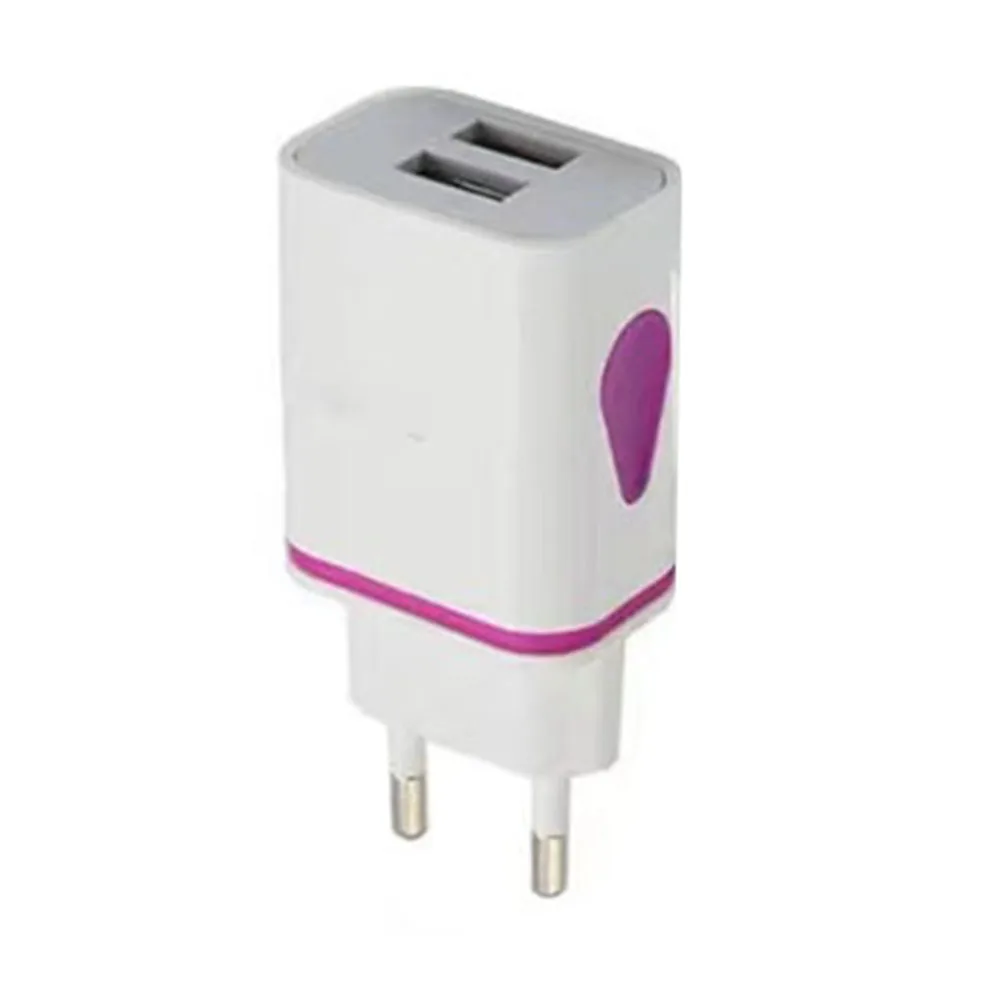 Dual Port USB Wall Charger 5V 2.1A Output Phone Power Adapter USB Charging Dual Port Power Adapter For Home Travel Wall