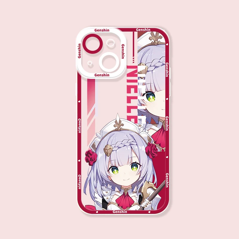 Kawaii Genshin Impact Clear Case For Xiaomi Redmi Note 14 12 11 13 Pro Plus 4G 5G 12S 11S 10S 10 9 9S 12C 13C 14C A3 A4 Cover