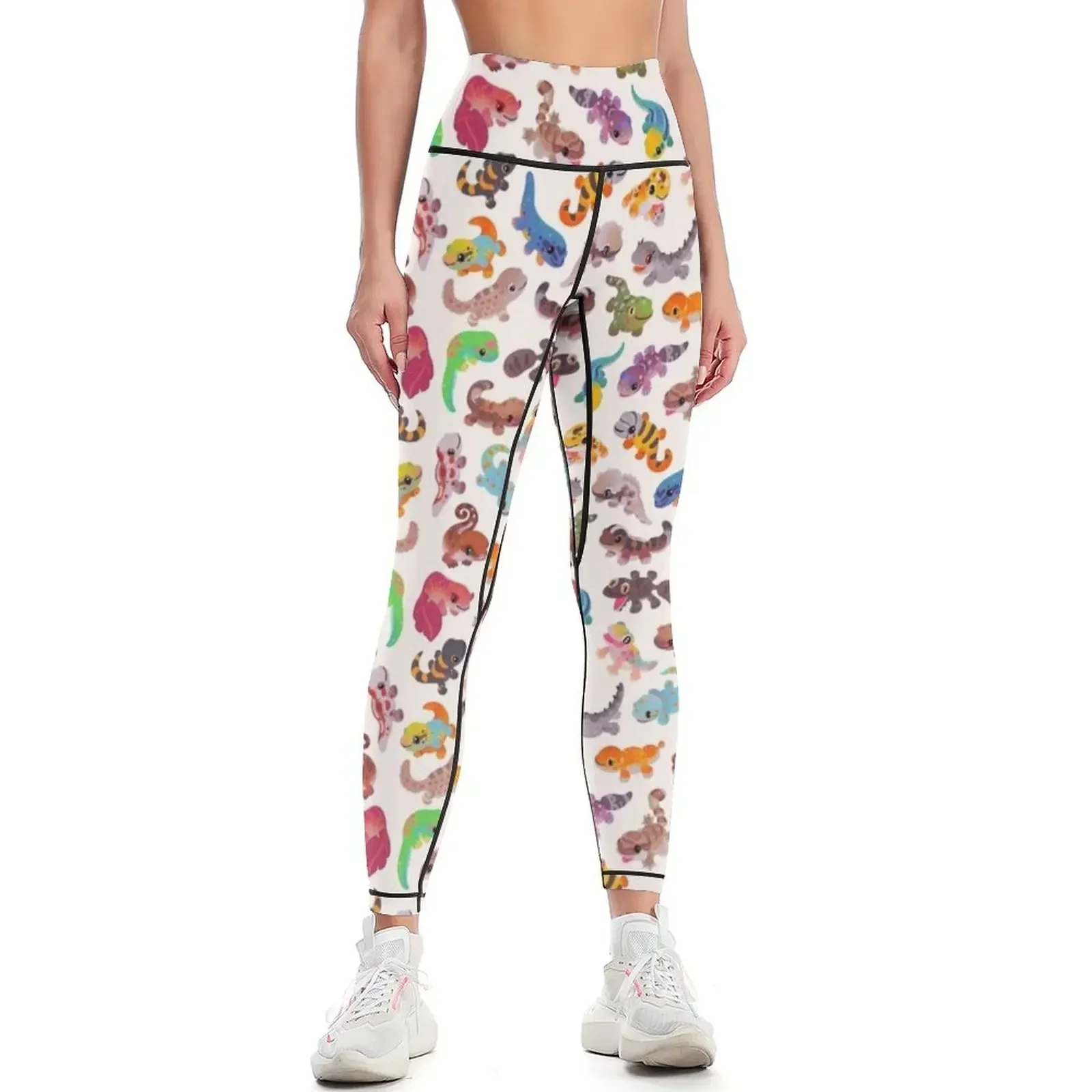 

Gecko - bright Leggings Golf wear gym's sportswear for fitness sportswear gym Womens Leggings