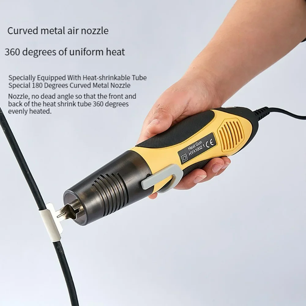 350W/450W Two-Speed Mini Hot Air Gun Heating Gun Welding Heat Gun Mobile Phone Repair Car Film Tool Temperature Adjustable