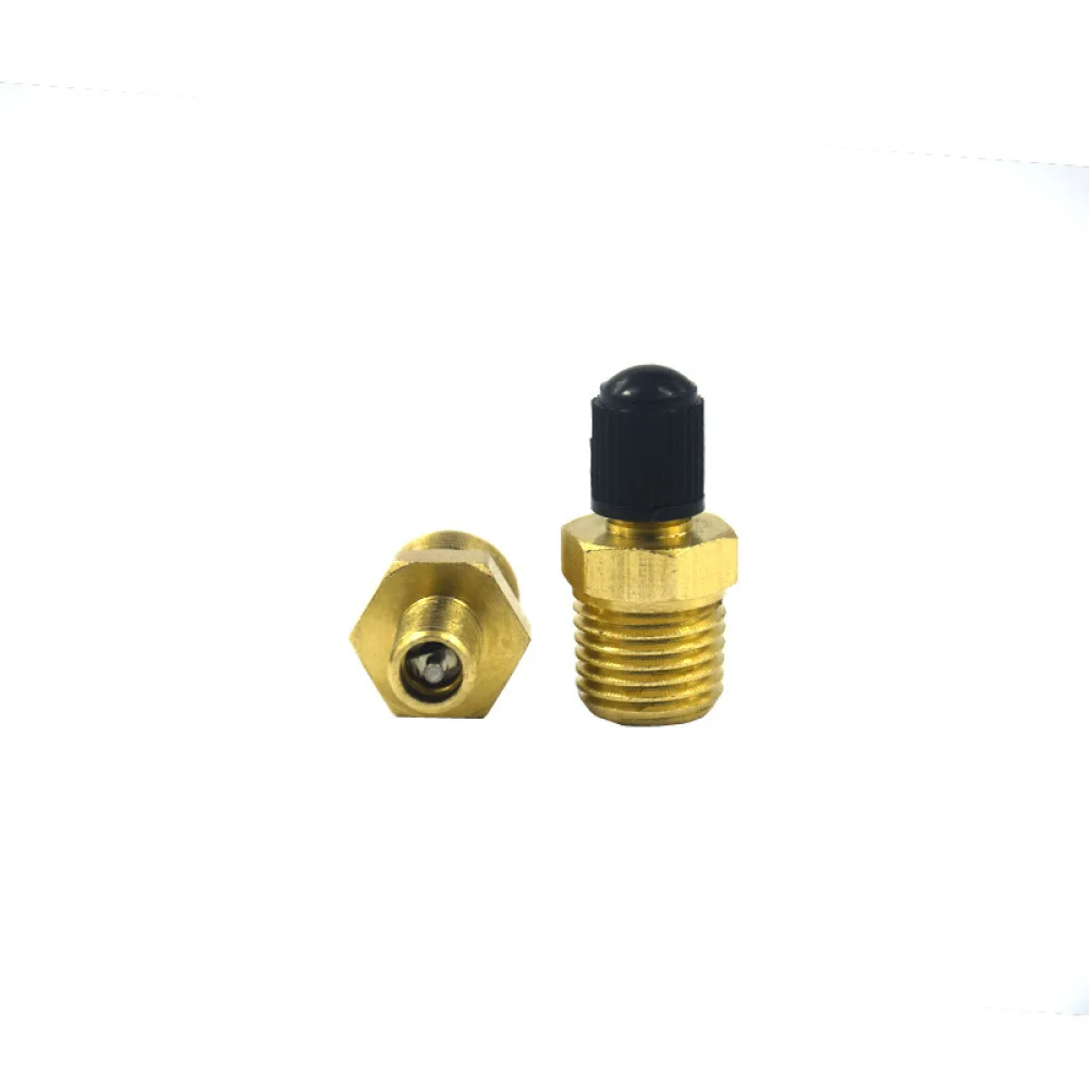 1 4 NPT Thread Copper Valve Stem For Tire Pressure Monitoring System Tubeless Wheel Accessory Car Motorcycle Repair Tool Parts