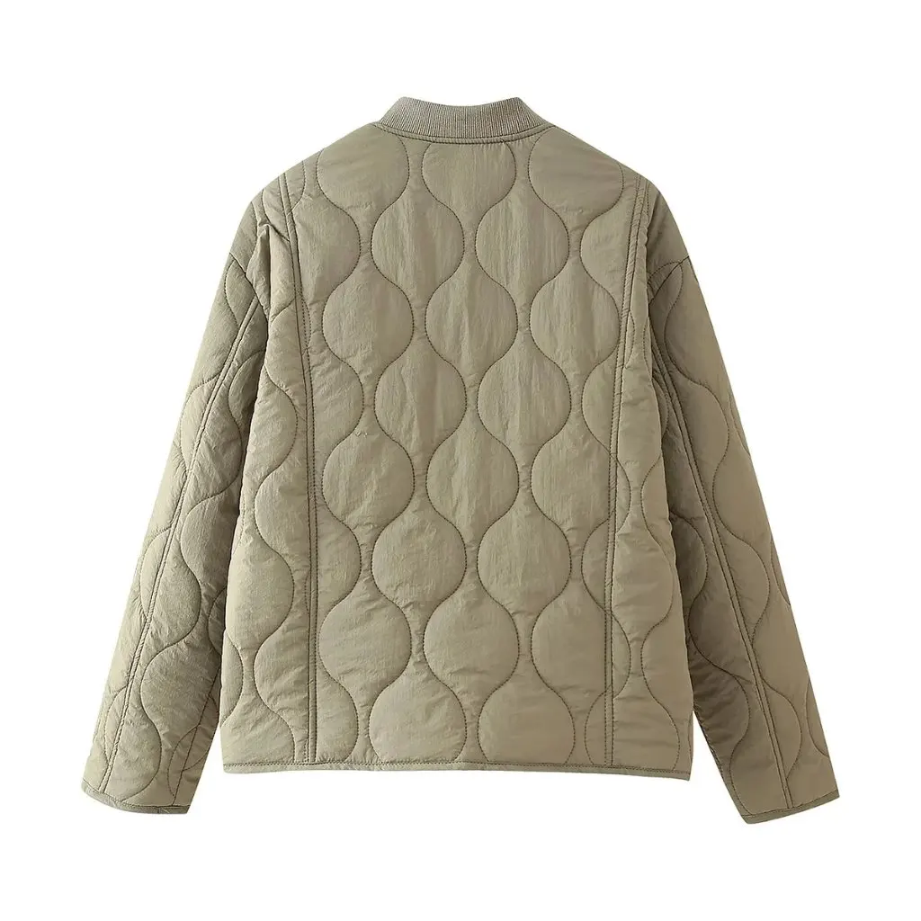 

Women's Winter Warm Cotton Coat Quilted Leopard Print European American Style Loose Comfortable Fit New Arrivals