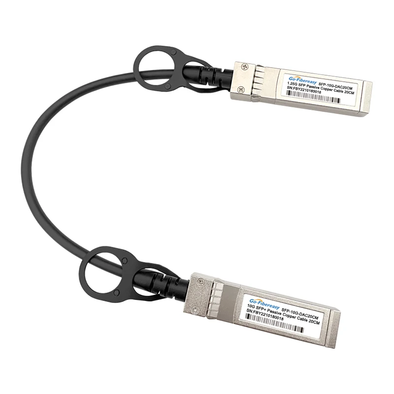 10G/1G SFP kabel DAC 20cm,0.5m,1m,2m,3m tambahan langsung pasif tembaga Twinax SFP + kabel DAC untuk MikroTik, tp-link, Netgear Switch