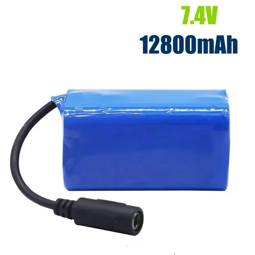 2024 Upgrade 7.4V 12800mAh Battery For T188 T888 2011-5 V007 C18 H18 So on Remote Control RC Fishing Bait Boat Parts