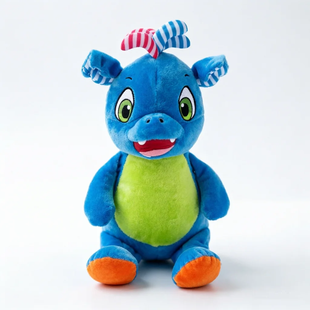

Little Dragon Kung Fu Xiao Long Plush Toy - Blue Kung Fu Dragon Stuffed Animal Cute Cartoon Cuddle Pillow for Kids Birthday Gift