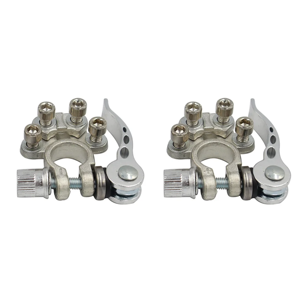 

1 пара быстроразъемных медных автомобильных клеммных разъемов, зажим с высокой проводимостью, простая установка, автомобиль