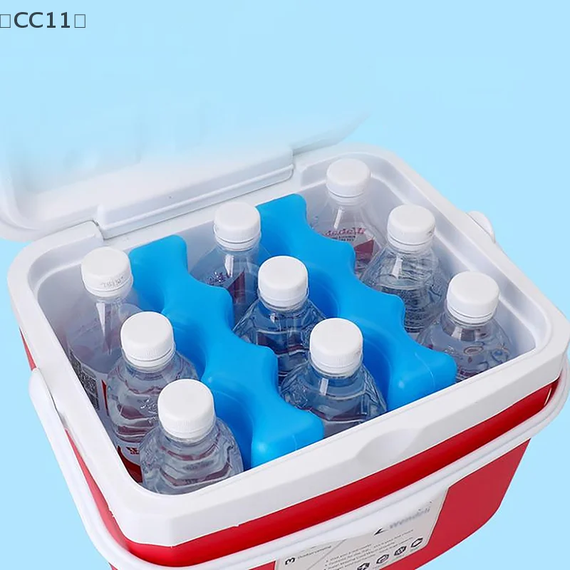 

〔CC11〕Gel Freezer Ice Blocks Picnic Travel Lunch Reusable Cool Cooler Pack Bag Water Injection Box For FRESH Food Storage