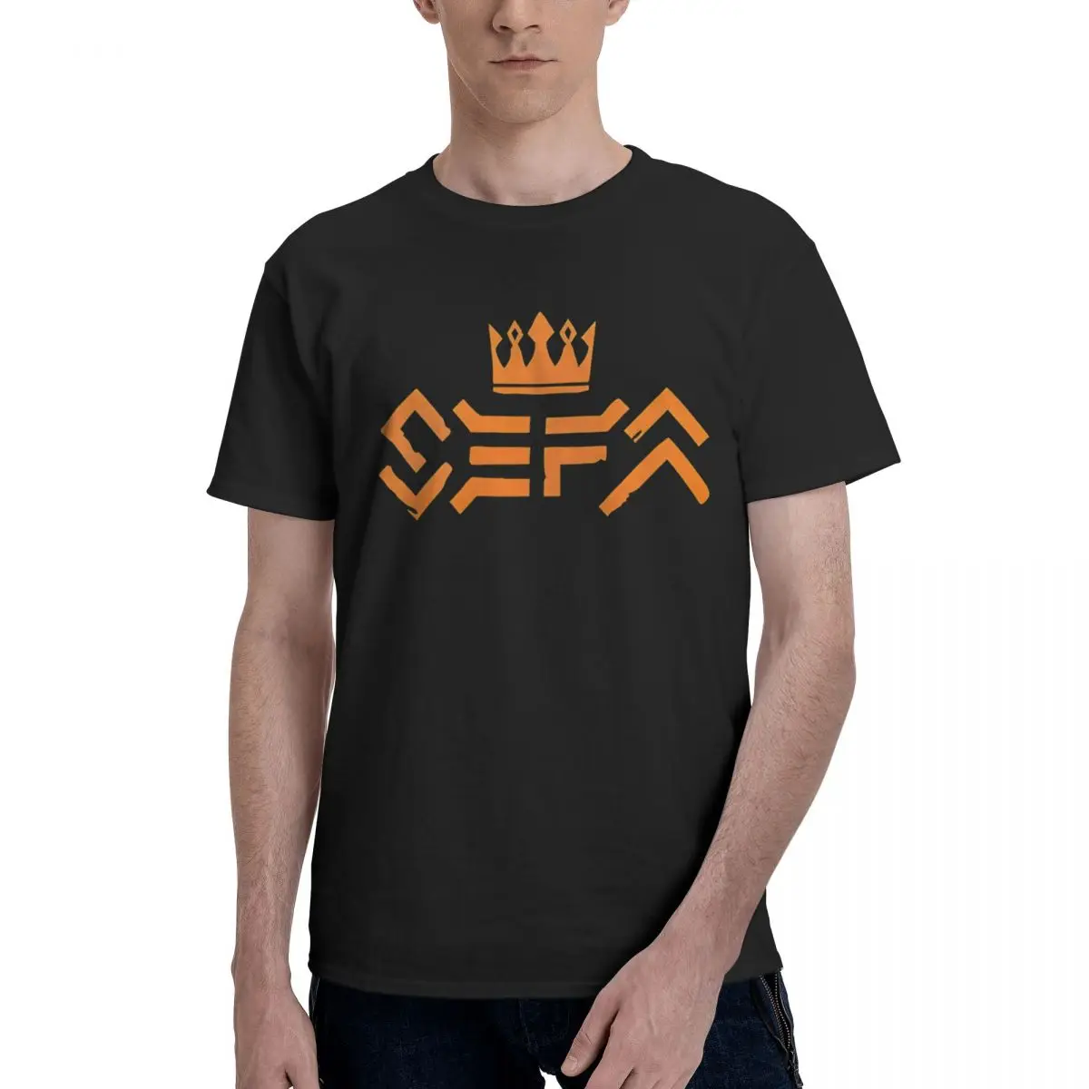 

Sefa Merch 100% Cotton Casual Breathable Confortable Kawaii Short Sleeve T-Shirt Men T-Shirt