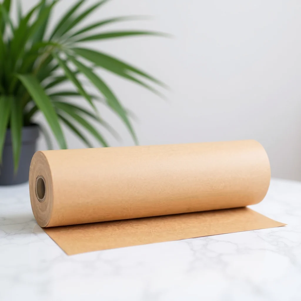 1 لفة من ورق الكرافت البني 30 متر × 1 متر لتغليف الهدايا باقة الزهور اليدوية مواد التعبئة ورق الحرف اليدوية #6