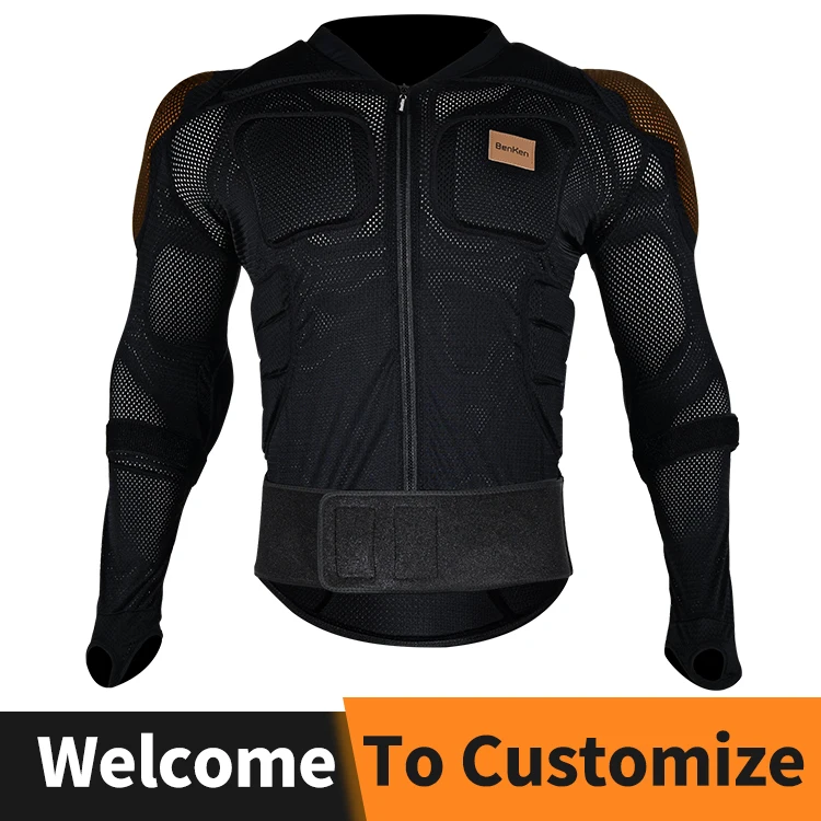Benken Comfortable EVA Pad Ski Gear for Outdoor Sports Protective Snowboarding Tights Shirt with Winter Safety Clothing Skiing