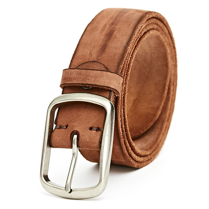 MEDYLA – ceinture en cuir véritable pour hommes, peau naturelle, nouvelle qualité, boucle en alliage, mode Business décontractée, marque