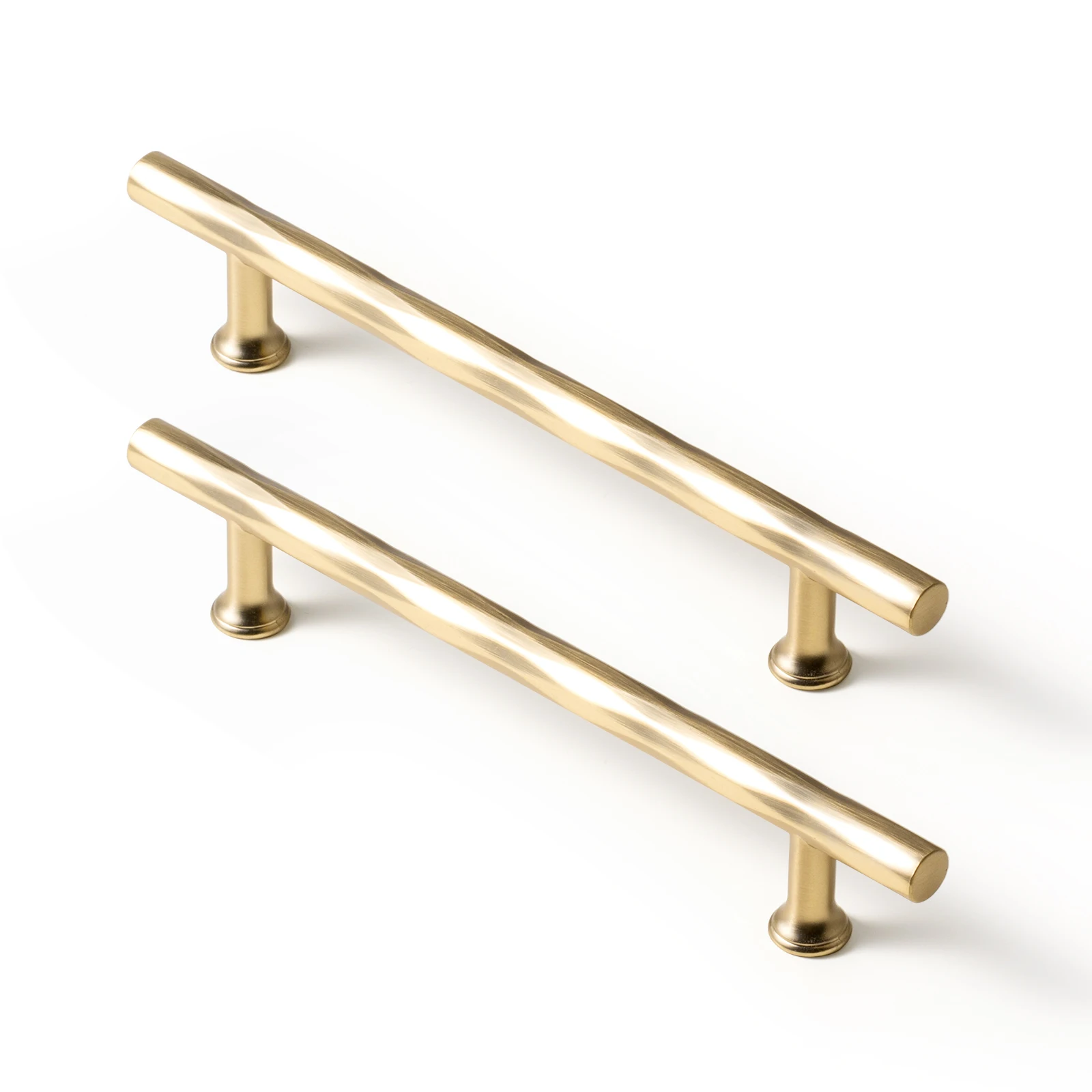 Minimalist Zinc Alloy Furniture Handles Diamond Cut Geometric Design for Wardrobe Cabinet Drawer
