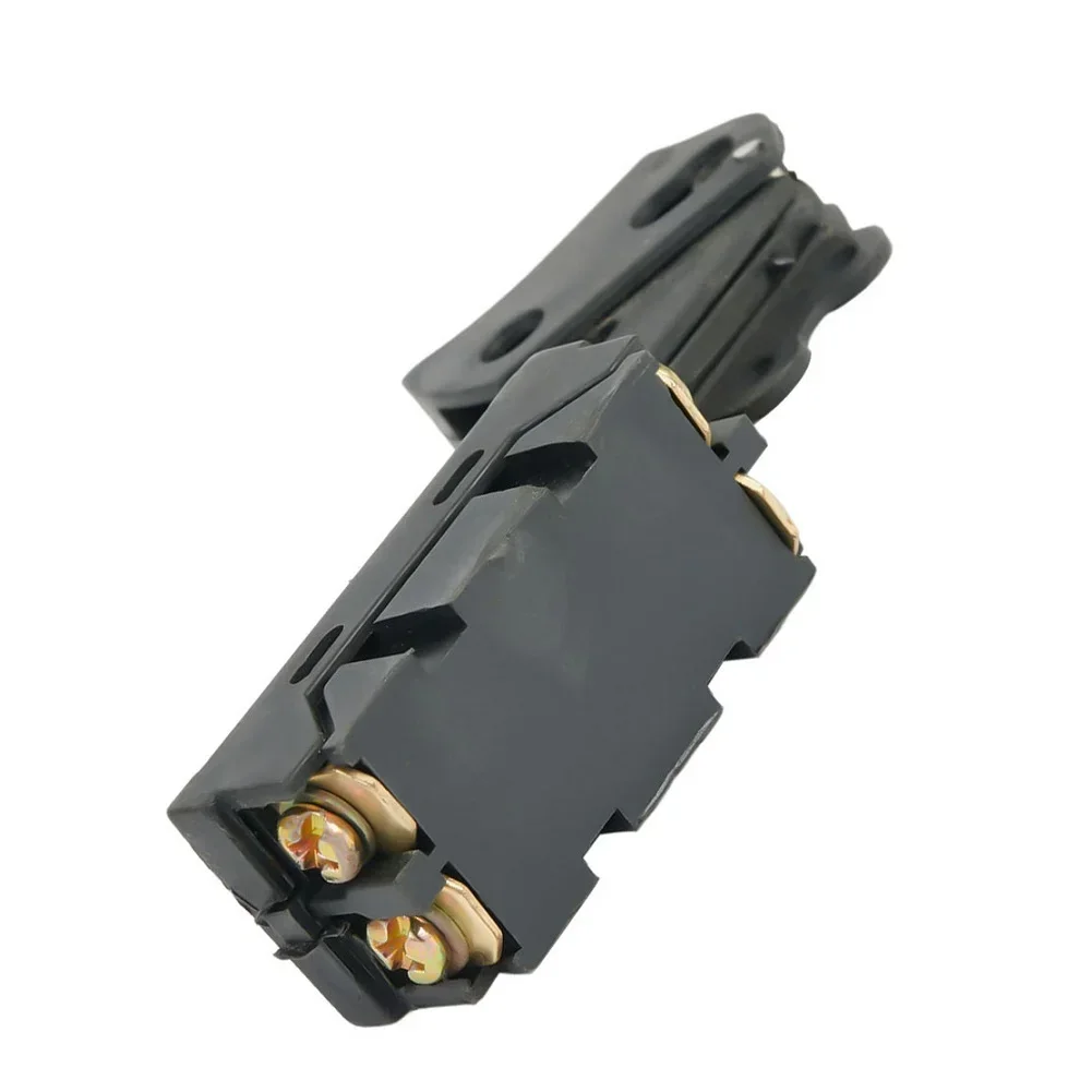 

NonLock Button Trigger Switch for 255 Cut off Machine Mitre Saw Power Tool Plastic and Metal Material Black Color