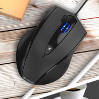 A4Tech N-810FX Wired Mouse 1600DPI USB Interface 5Key Ergonomic Design for PC Laptop Office E-Sports Gaming Computer Peripherals