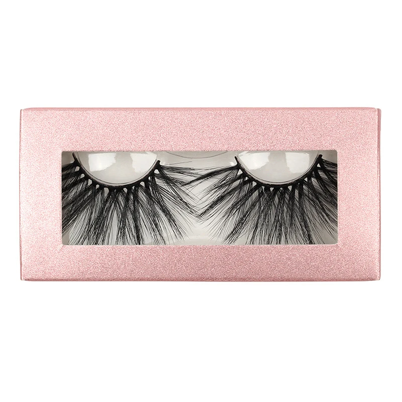 1 Pair 25mm Thick False Eyelashes 6d Handmade Exaggerated Imitation Mink Reusable Lashes Fake Eyelashes Makeup Tool