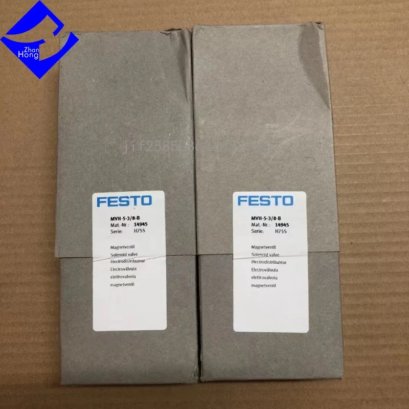 FESTO Genuine 14944 MVH-5/3G-3/8-B 14945 MVH-5-3/8-B 14950 VL-5/3G-3/8-B 150093 SLE-32-250-KF-A-G-YH-PV-PH, Price Negotiable