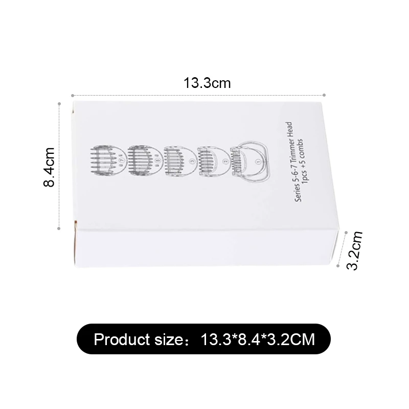 2PCS BT567 Beard Trimmer Attachment for Braun Series 5, 6 and 7 Electric Razors Shavers 5018s, 5020s, 6075cc, 7071cc, 7075cc,