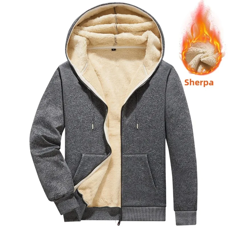 Chaqueta de lana cómoda y transpirable, chaqueta a prueba de viento con capucha a la moda, forro polar para invierno, deportes de ocio de alta calidad al aire libre