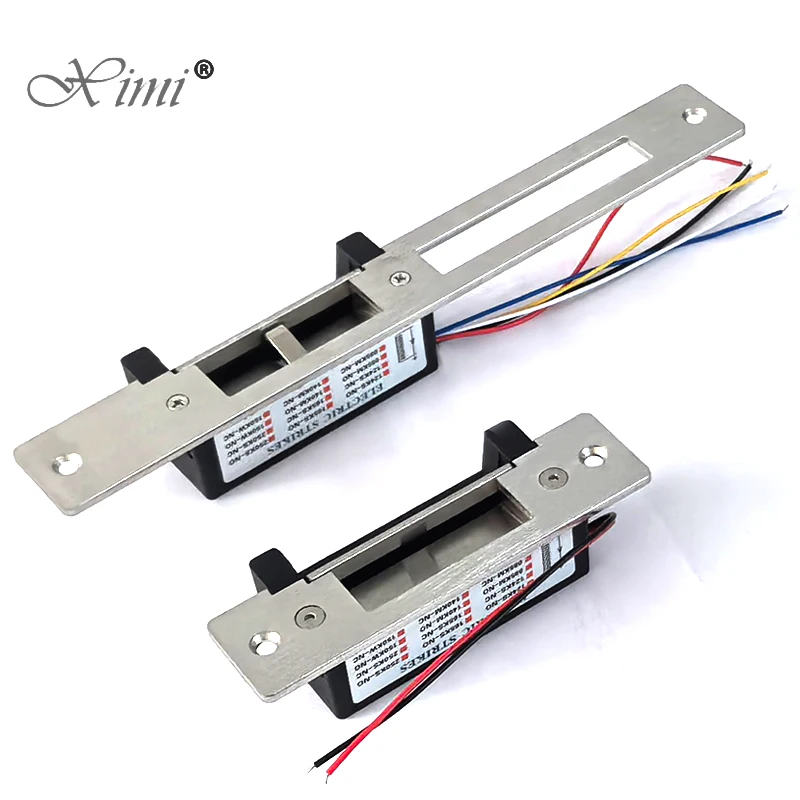 ANSI Electric Door Lock Adjustable NO NC 12V electromagnetic lock Smart Electric lock for RFID Access Control System