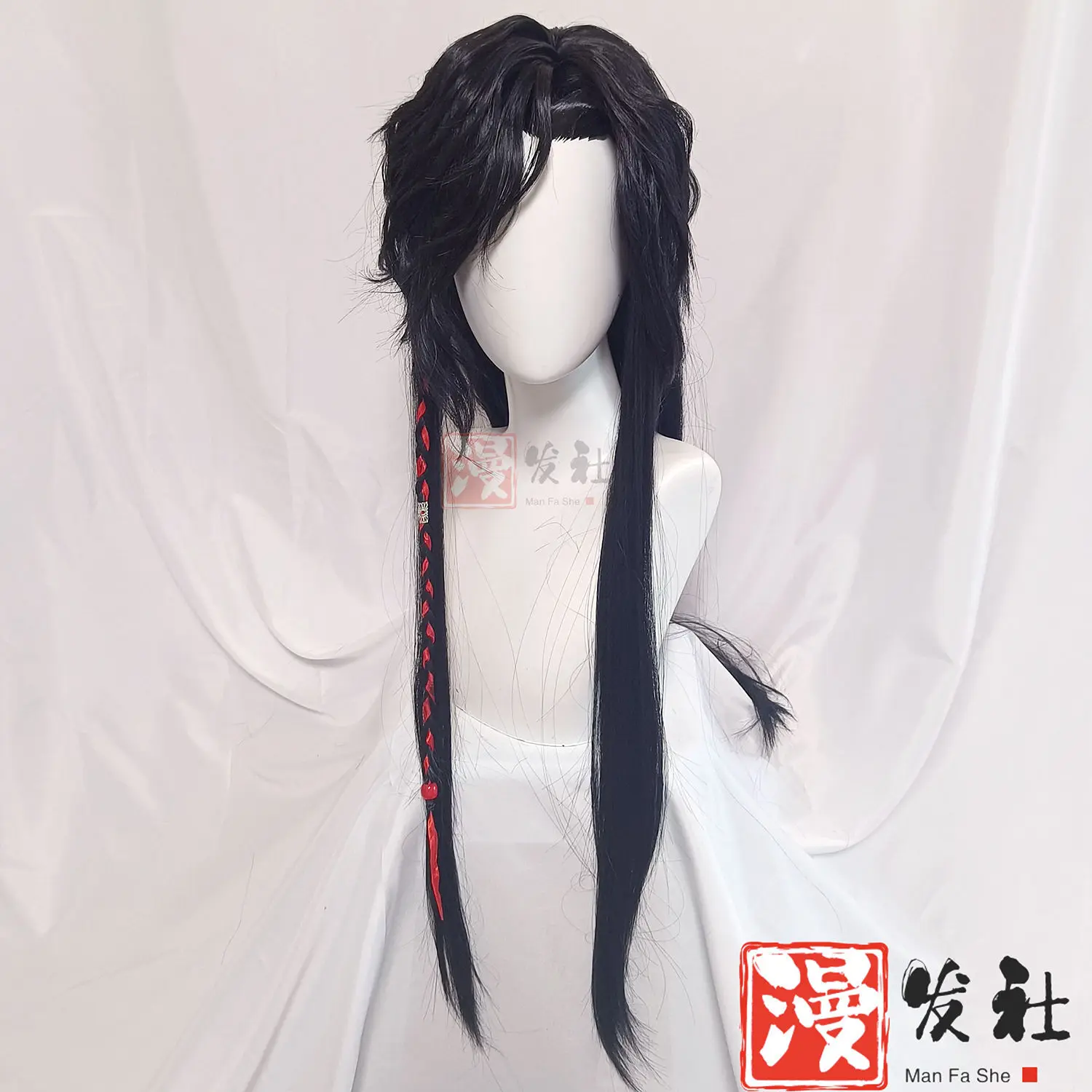 Styled Wig Hua Cheng San Lang Customized Wig Tian Guan Ci Fu Heaven Official’s Blessing HuaCheng Cosplay Wig Xie Lian Cosplay