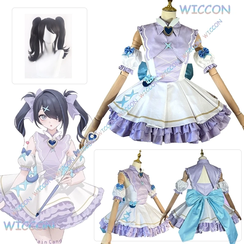 

Косплей NEEDY GIRL OVERDOSE KAngel Rain Candy наряд на день рождения косплей платье Лолиты костюм парик вечерние юбка женская Хэллоуин