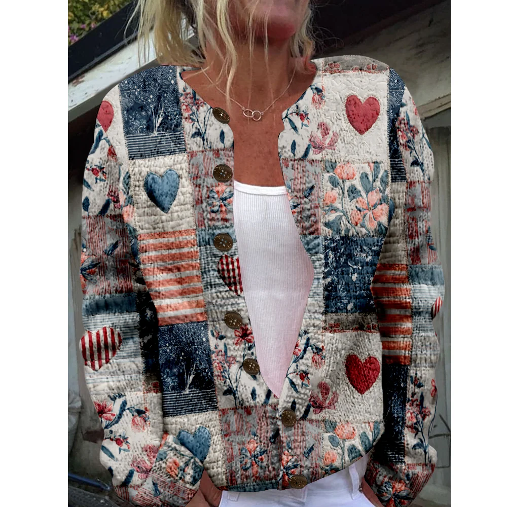 

Autumn Winter Knitted plaid floral Cardigan Casual Sweater Streetwear Women Sweaters Knit Top Cool Jumpers Fashion