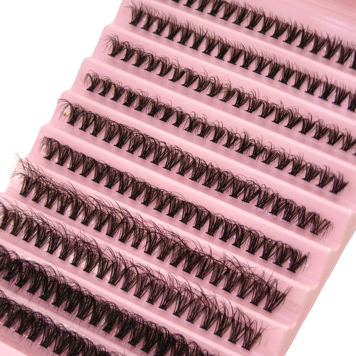 HBZGTLADLash مجموعات كتاب لتقوم بها بنفسك ملحقات رمش D حليقة لاش ميجا حجم الرموش الفردية رمش العنقودية ملحقات ماكياج #5